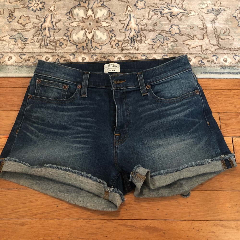 J.  Crew High Rise Shorts